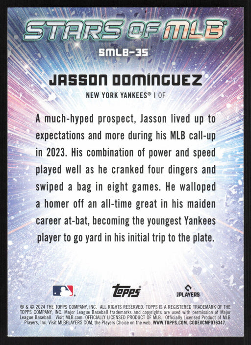 2024 Topps #SMLB-35 Jasson Domínguez Stars of MLB