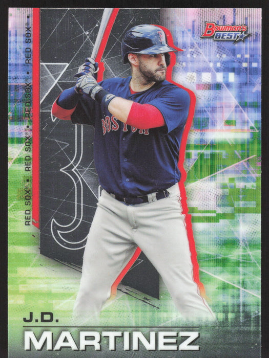 2021 Bowman's Best #54 J.D. Martinez