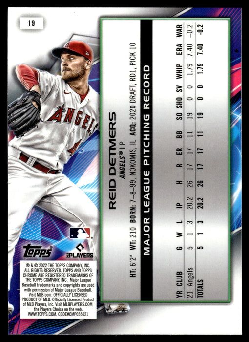 2022 Topps Chrome Cosmic #19 Reid Detmers