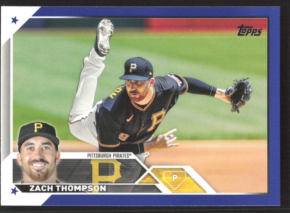 2023 Topps #2 Zach Thompson Royal Blue