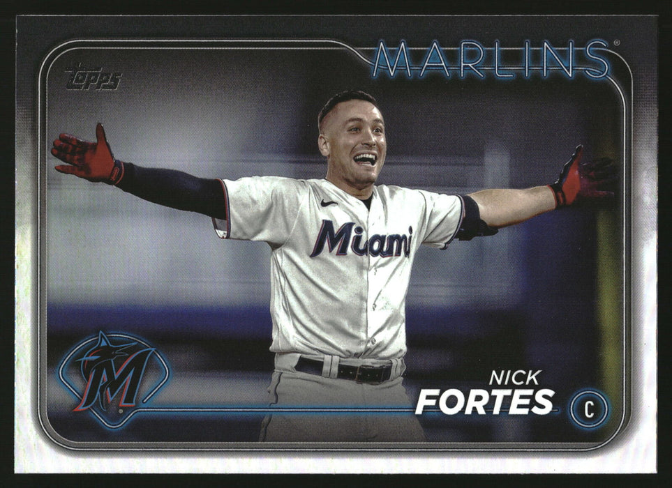 2024 Topps #81 Nick Fortes Rainbow Foil