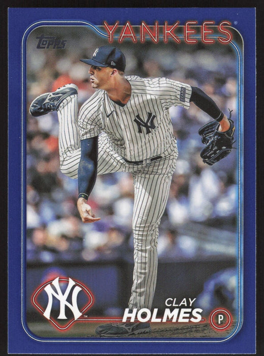 2024 Topps #247 Clay Holmes Royal Blue