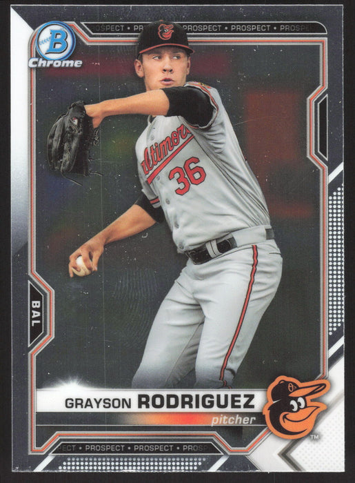 2021 Bowman Chrome #BCP-165 Grayson Rodriguez Prospects