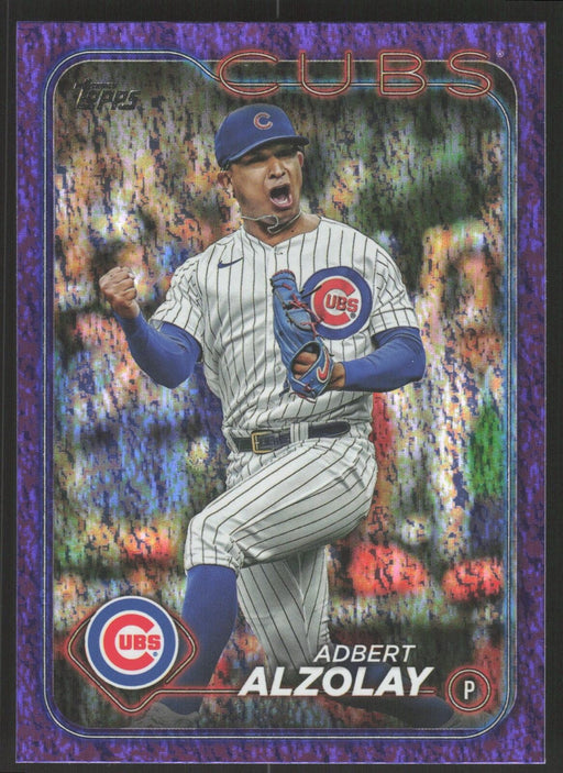 2024 Topps #129 Adbert Alzolay Purple Holofoil #/799