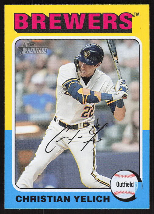 2024 Topps Heritage #369 Christian Yelich Base