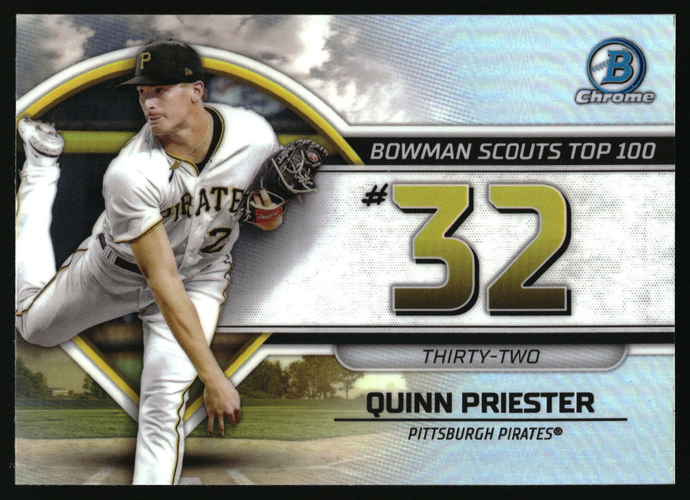 2023 Bowman #BTP-32 Quinn Priester Bowman Scouts Top 100