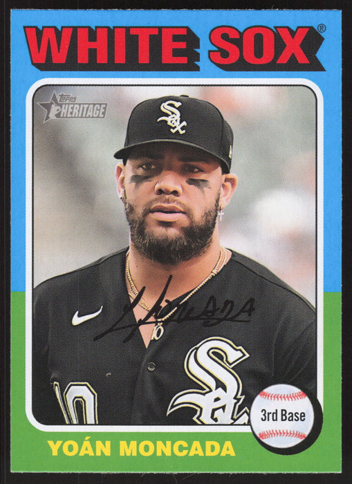 2024 Topps Heritage #222 Yoán Moncada Base