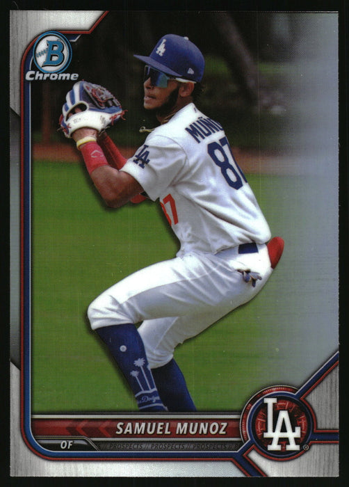 2022 Bowman Draft #BDC-63 Samuel Munoz Chrome Refractor