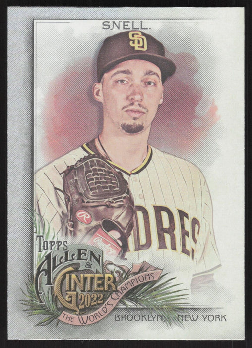 2022 Topps Allen & Ginter #55 Blake Snell Silver Portrait