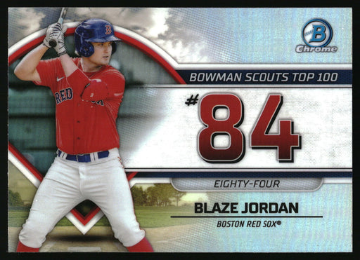 2023 Bowman #BTP-84 Blaze Jordan Bowman Scouts Top 100