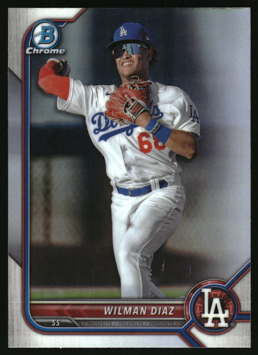 2022 Bowman Draft #BDC-167 Wilman Diaz Chrome Refractor