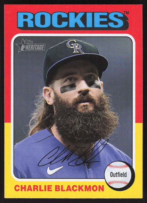 2024 Topps Heritage #167 Charlie Blackmon Base