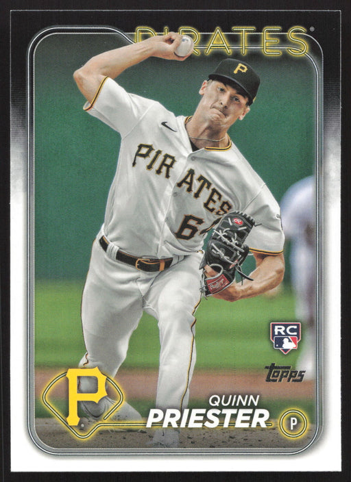 2024 Topps #93 Quinn Priester - 5 Card Player Lot - Rookie Card