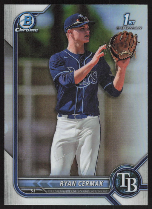 2022 Bowman Draft #BDC-81 Ryan Cermak Chrome Refractor