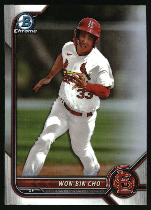 2022 Bowman Draft #BDC-65 Won-Bin Cho Chrome Refractor