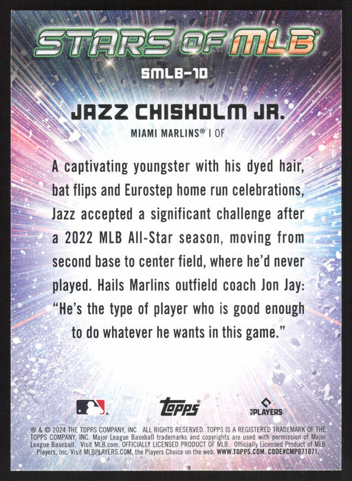 2024 Topps #SMLB-10 Jazz Chisholm Jr. Stars of MLB