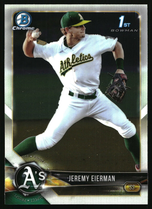 2018 Bowman Draft #BDC-179 Jeremy Eierman Chrome