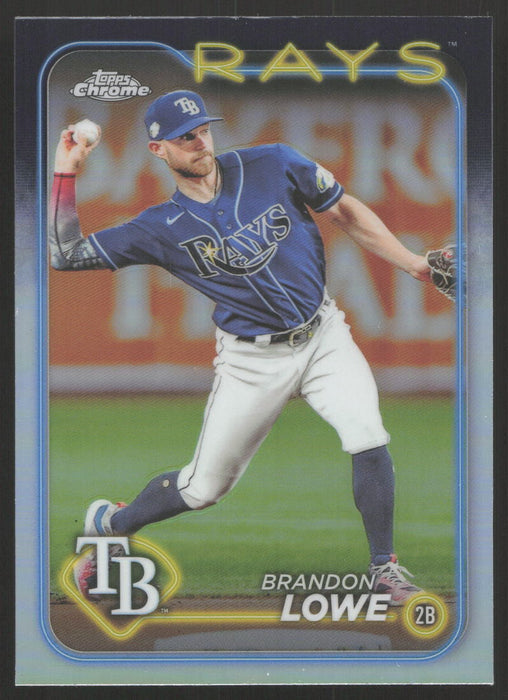 2024 Topps Chrome #286 Brandon Lowe Refractor