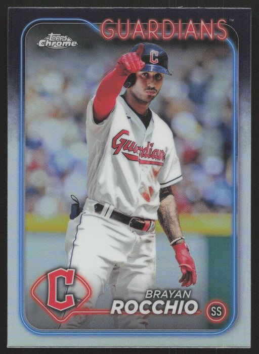 2024 Topps Chrome #113 Brayan Rocchio Refractor