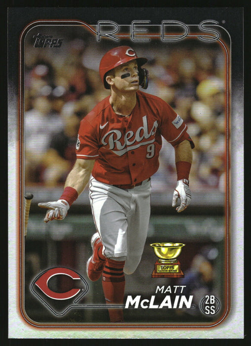 2024 Topps #327 Matt McLain Rainbow Foil