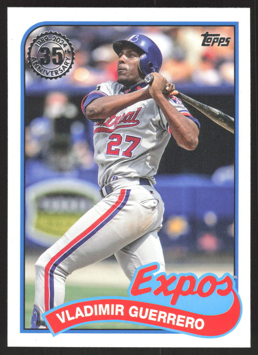 2024 Topps #89B-68 Vladimir Guerrero 1989 Topps Baseball 35th Anniversary