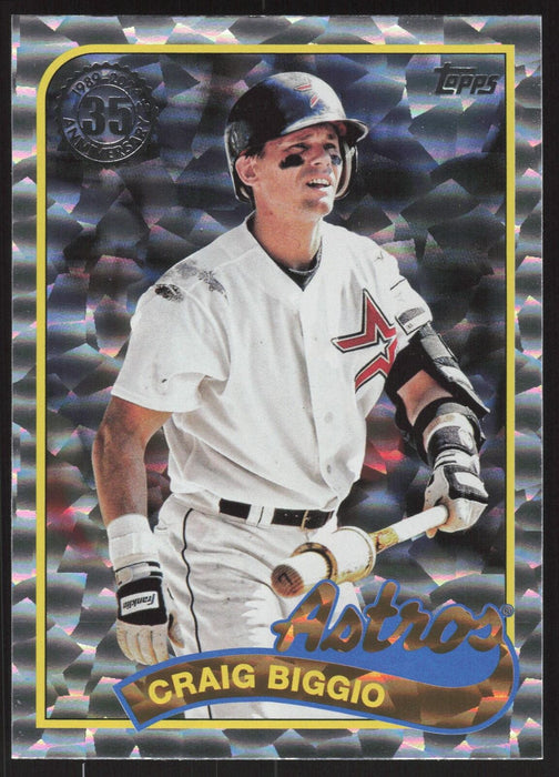 2024 Topps #89B2-12 Craig Biggio 1989 Topps Baseball 35th Anniversary Foil