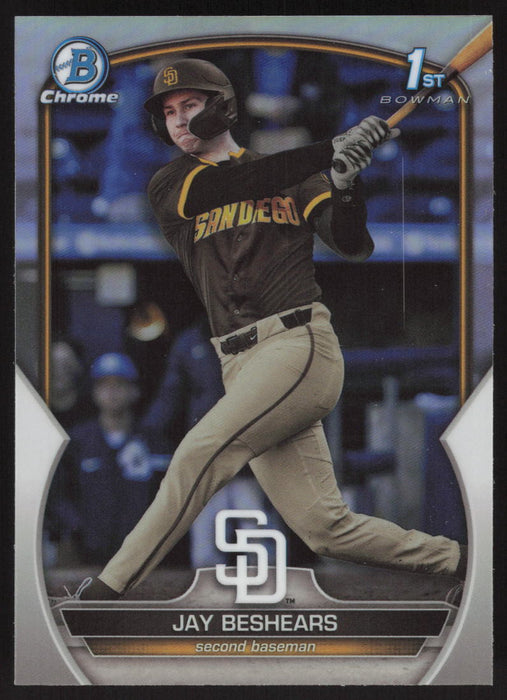 2023 Bowman Draft #BDC-166 Jay Beshears Chrome Refractor