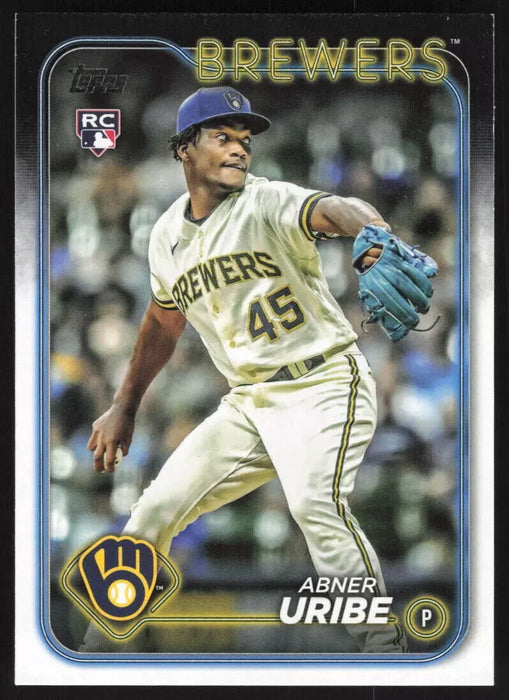 2024 Topps #310 Abner Uribe - 5 Card Player Lot - Rookie Card