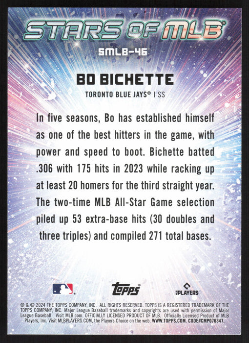 2024 Topps #SMLB-46 Bo Bichette Stars of MLB