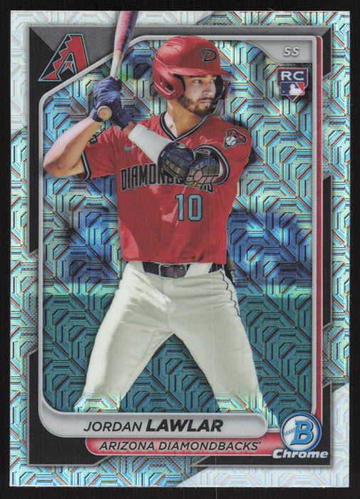 2024 Bowman #96 Jordan Lawlar Mojo Refractor