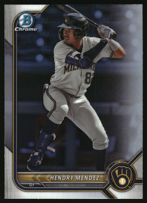 2022 Bowman Draft #BDC-116 Hendry Mendez Chrome Refractor