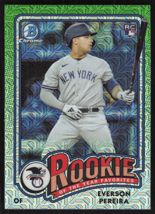 2024 Bowman #ROY-15 Everson Pereira Rookie of the Year Favorites Chrome Mojo