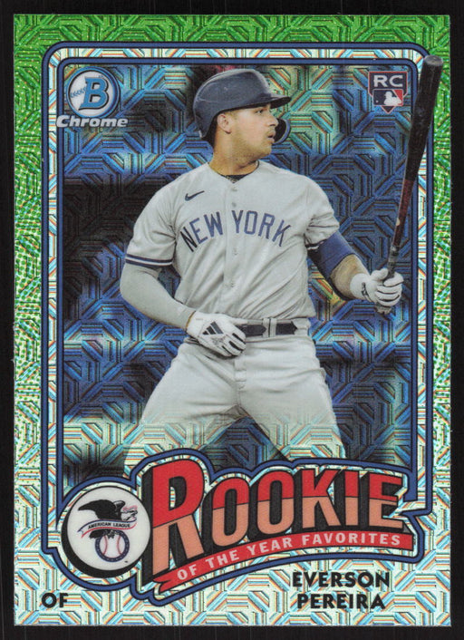 2024 Bowman #ROY-15 Everson Pereira Rookie of the Year Favorites Chrome Mojo