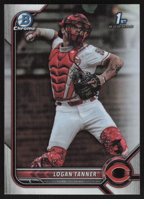 2022 Bowman Draft #BDC-55 Logan Tanner Chrome Refractor