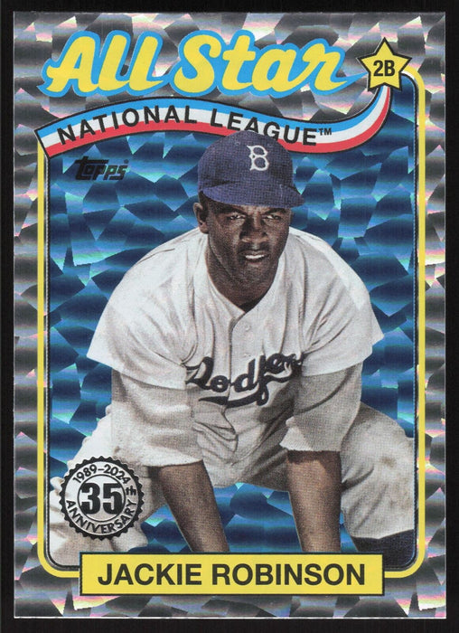 2024 Topps #89ASB-44 Jackie Robinson 1989 Topps Baseball All-Stars Foil