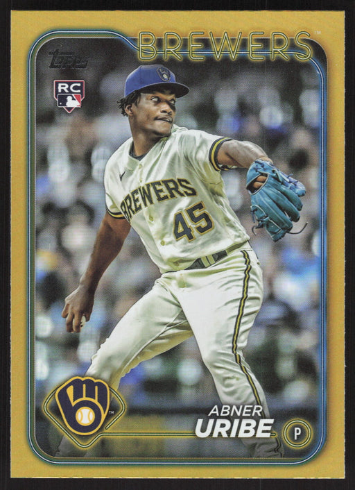 2024 Topps #310 Abner Uribe Gold Foil