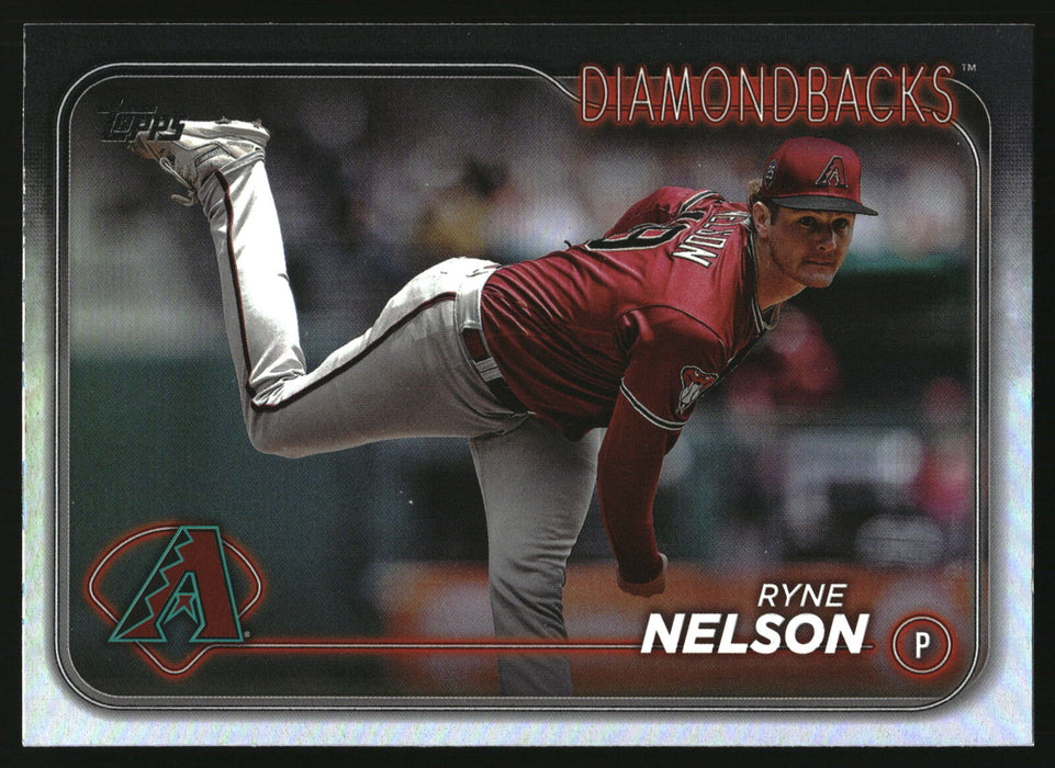 2024 Topps #334 Ryne Nelson Rainbow Foil