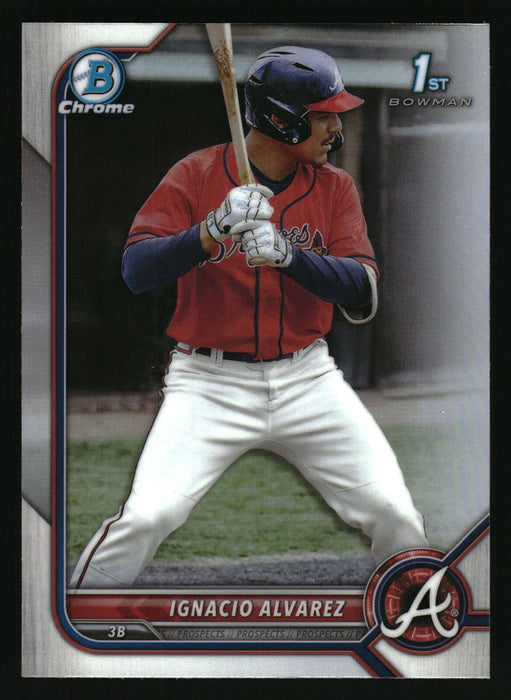 2022 Bowman Draft #BDC-125 Ignacio Alvarez Chrome Refractor