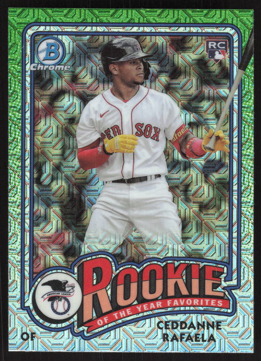 2024 Bowman #ROY-5 Ceddanne Rafaela Rookie of the Year Favorites Chrome Mojo