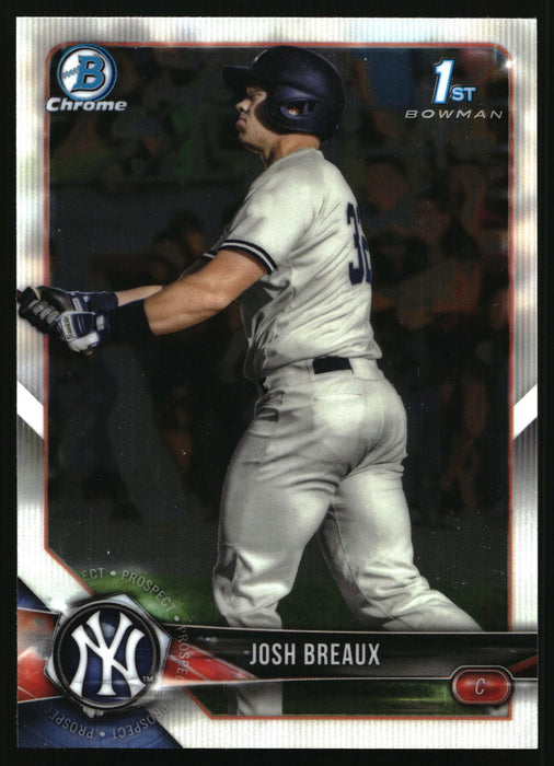 2018 Bowman Draft #BDC-57 Josh Breaux Chrome