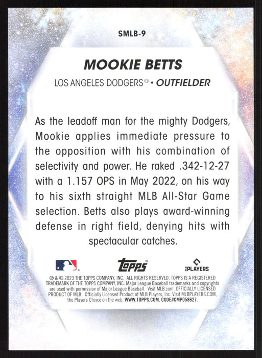 2023 Topps #SMLB-9 Mookie Betts Stars of MLB