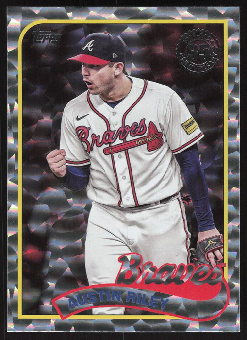 2024 Topps #89B2-29 Austin Riley 1989 Topps Baseball 35th Anniversary Foil