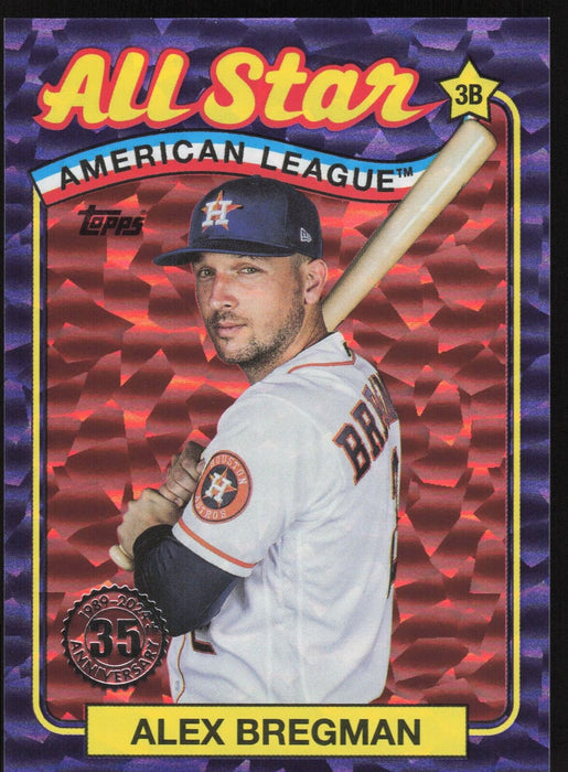 2024 Topps #89ASB-22 Alex Bregman 1989 Topps Baseball /75