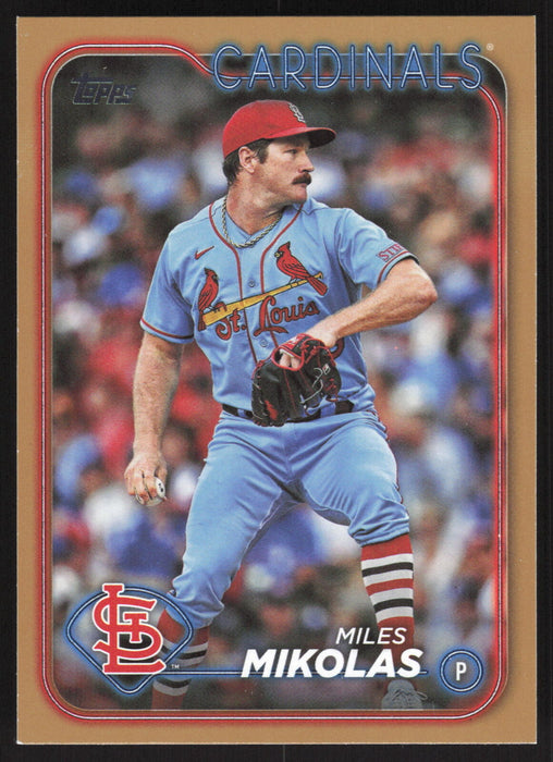 2024 Topps #287 Miles Mikolas Gold #/2024