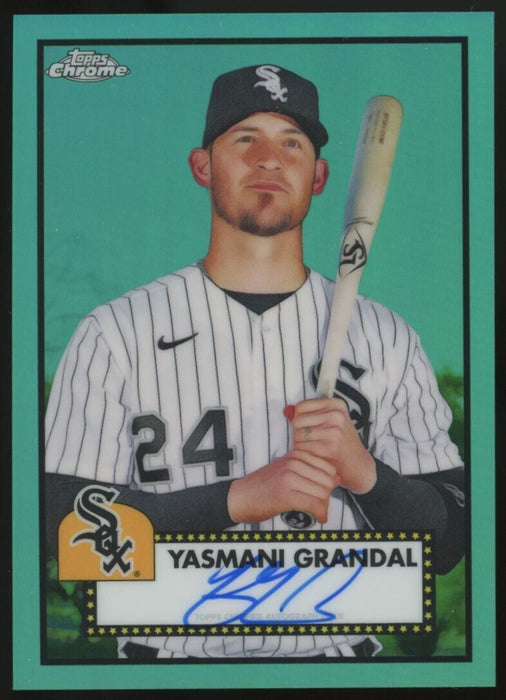 2021 Topps Chrome Platinum Yasmani Grandal PA-YG /150