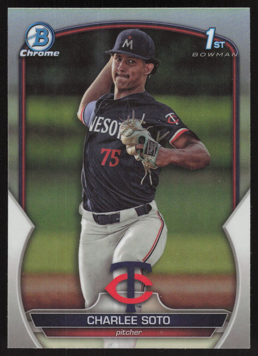 2023 Bowman Draft #BDC-9 Charlee Soto Chrome Refractor