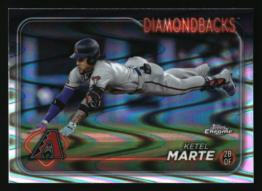 2024 Topps Chrome #35 Ketel Marte Raywave Refractor