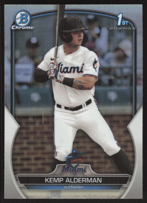 2023 Bowman Draft #BDC-123 Kemp Alderman Chrome Refractor