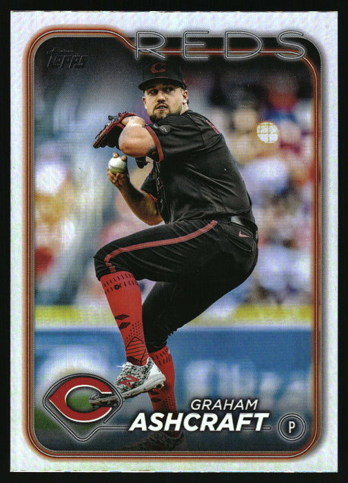 2024 Topps #652 Graham Ashcraft Rainbow Foil