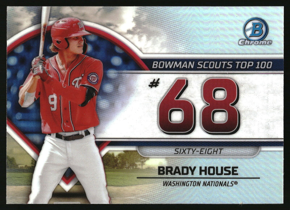 2023 Bowman #BTP-68 Brady House Bowman Scouts Top 100